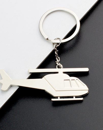 Creative Personalized Glossy Imitation Aviation Helicopter-Shaped Keychain - Suitable for Wallet, Backpack, Pendant Or Decoration - Suitable for Daily Use, Durable And Sturdy, Ideal Gift for Festivals