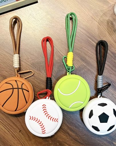 Tide And Cool Sports Style 2026 Popular US, Canada And Mexico Football Change Bag, Keychain, Basketball, Football, Earphone Bag, Storage Bag, Change Bag, Pendant